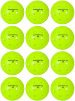 Pickleballs | Outdoor pickleball balls | Neon | Dozen/Pack of 12 | USAPA Approved and Sanctioned for Tournament Play, Professional Perfomance