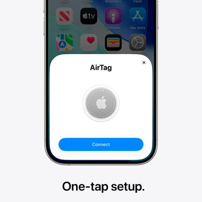 Apple AirTag (2nd Generation): Tracker for Keychain, Wallet, and More; Locator with Sound; Simple One-Tap Setup with iPhone or iPad; Key Finder with up to 1.5X Precision Finding Range