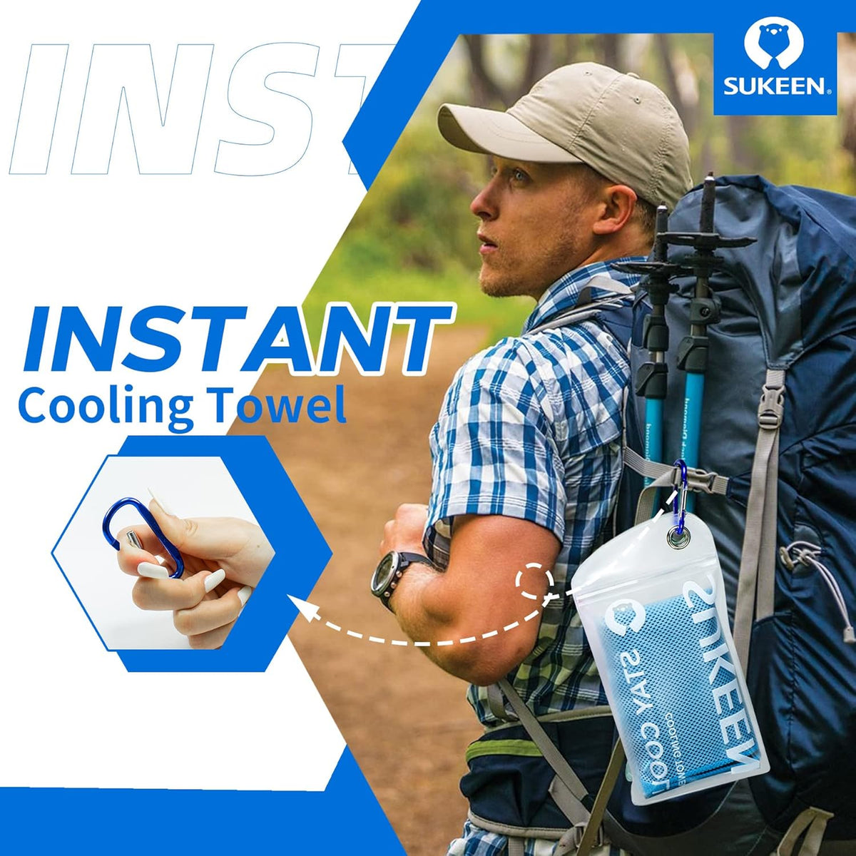 Sukeen 4 Pack Cooling Towels (40